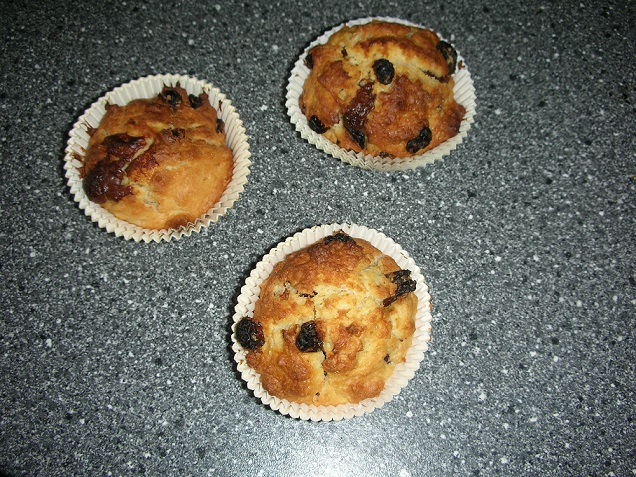 Schoko-Rosinen-Muffins 4